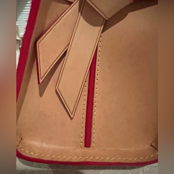 Monogram Calf Hair Spikes Iconoclasts Christian Louboutin Tote Red - Picture 10 of 14